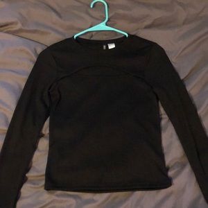Black long sleeves shirt
